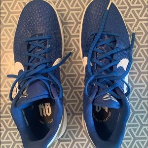 Mens Kobe Zoom-Blue-white/Size 10.5